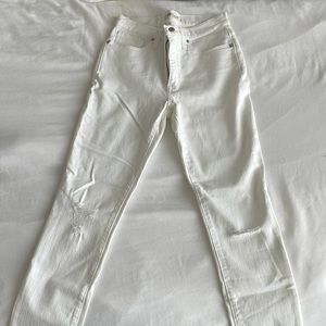 white madewell jeans